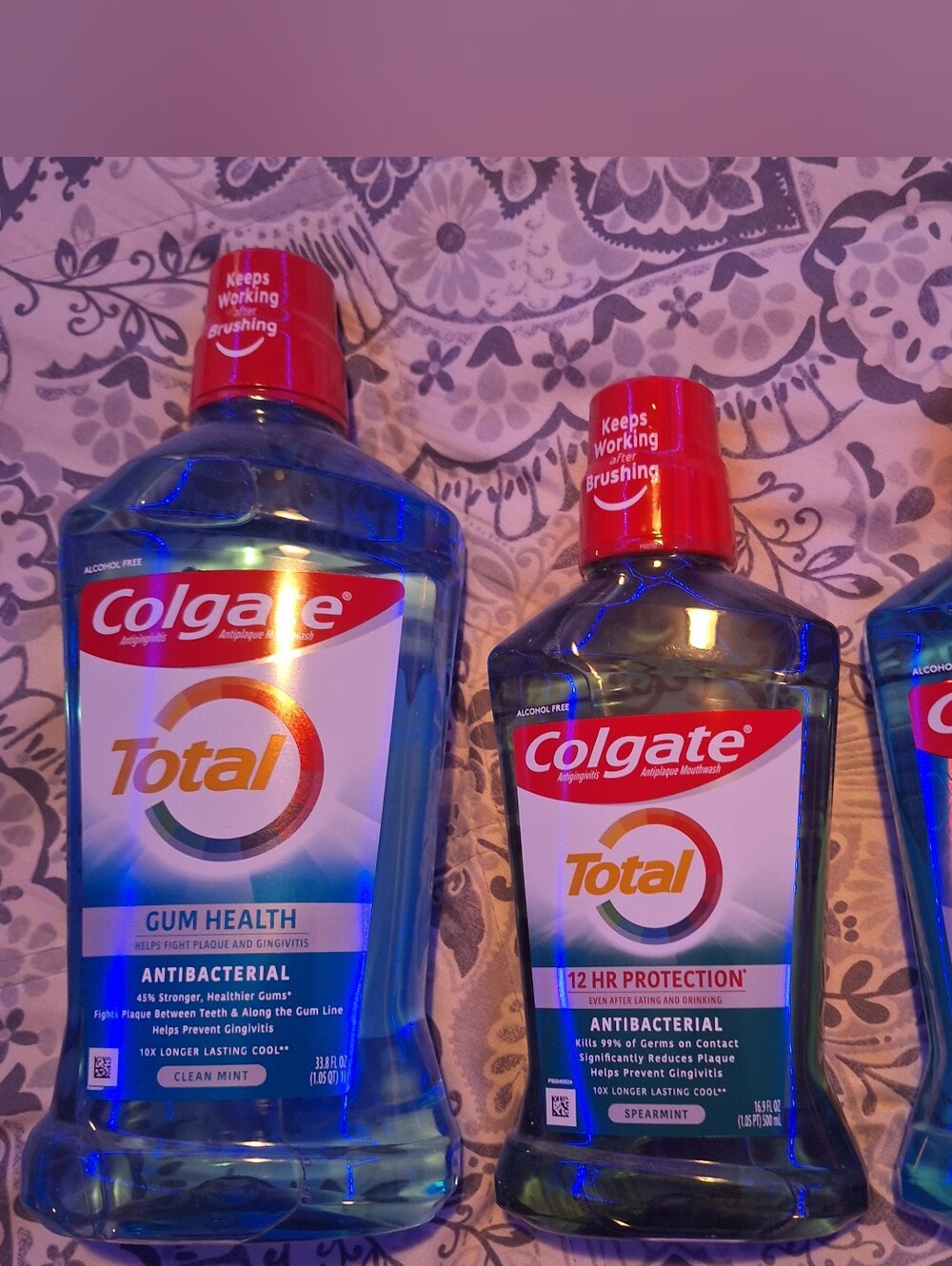 Colgate Total Antibacterial Mouthwash - Blue